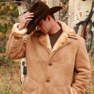 Vintage Becca Beel Knights Tailors Sheepskin Coat Made in New Zealand